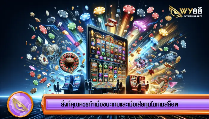 สิ่งที่คุณควรทำเมื่อชนะเกมและเมื่อเสียทุนในเกมสล็อต